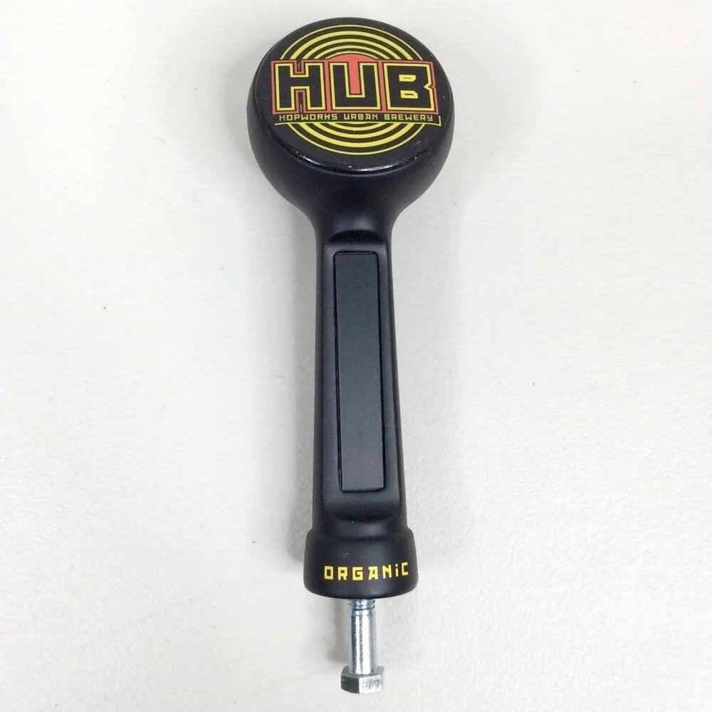 HUB Hopworks Urban Brewery Beer Tap Handle Organic Knob 7